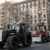 İtalya’da çiftçiler, Milano kent merkezinde protesto düzenledi