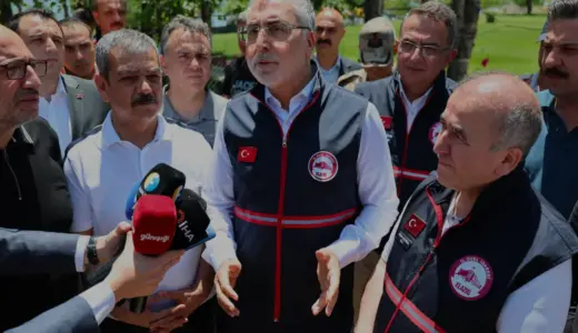 Bakan Işıkhan Elazığ Hazar Gölü Çevresinde İncelemelerde Bulundu