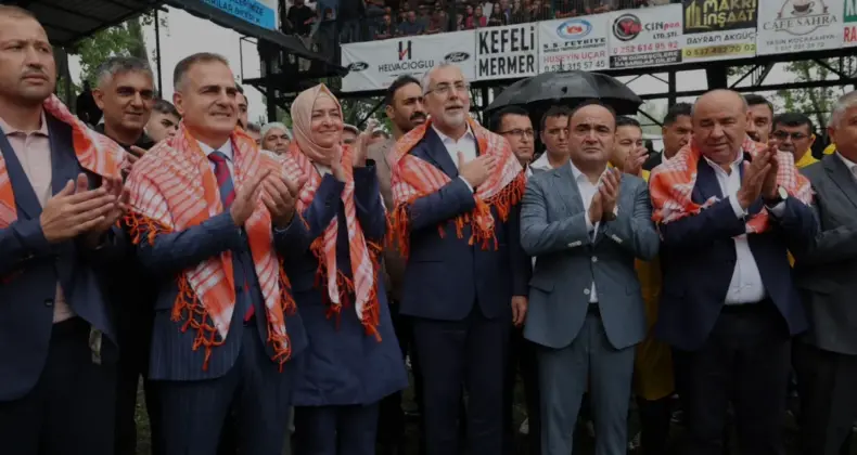 Bakan Işıkhan Seydikemer Yağlı Güreş Müsabakalarına Katıldı