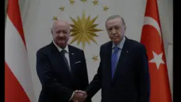 Cumhurbaşkanı Erdoğan Avusturya Başbakanı Stocker’i Ağırladı