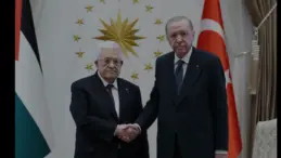 Cumhurbaşkanı Erdoğan Filistin Devlet Başkanı Abbası Ağırlıyor