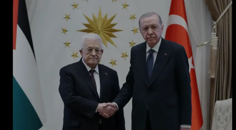 Cumhurbaşkanı Erdoğan Filistin Devlet Başkanı Abbası Ağırlıyor