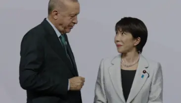 Cumhurbaşkanı Erdoğan ve Japonya Başbakanı Takaiçi Görüştü