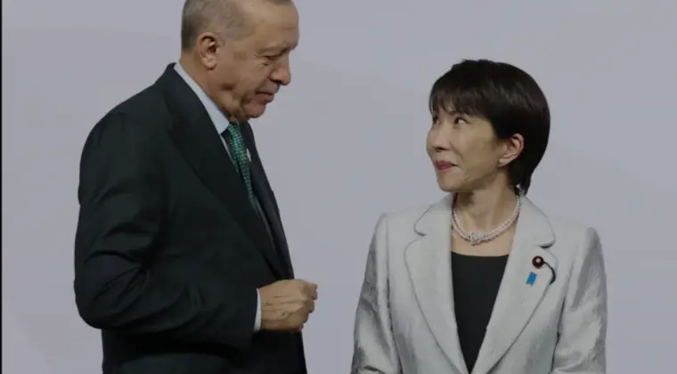 Cumhurbaşkanı Erdoğan ve Japonya Başbakanı Takaiçi Görüştü