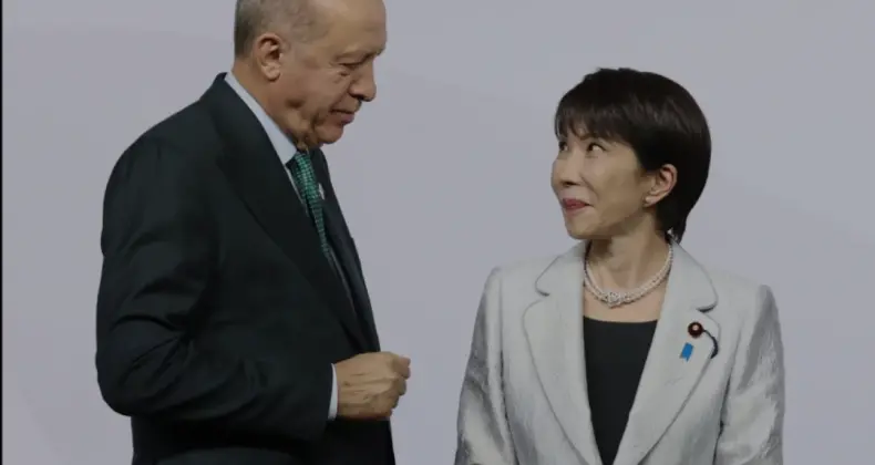 Cumhurbaşkanı Erdoğan ve Japonya Başbakanı Takaiçi Görüştü