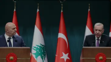 Cumhurbaşkanı Erdoğan ve Lübnan Cumhurbaşkanı Avn Ankara’da Görüştü