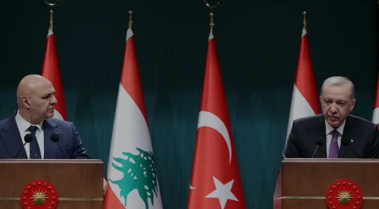 Cumhurbaşkanı Erdoğan ve Lübnan Cumhurbaşkanı Avn Ankara’da Görüştü