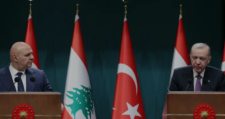 Cumhurbaşkanı Erdoğan ve Lübnan Cumhurbaşkanı Avn Ankara’da Görüştü