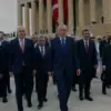 Devlet Erkanı 30 Ağustos Zafer Bayramı İçin Anıtkabirde Buluştu