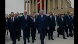 Devlet Erkanı 30 Ağustos Zafer Bayramı İçin Anıtkabirde Buluştu