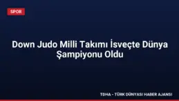 Down Judo Milli Takımı İsveçte Dünya Şampiyonu Oldu