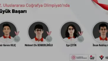 Türk Öğrenciler 22 Uluslararası Coğrafya Olimpiyatı’nda 4 Gümüş Madalya Kazandı
