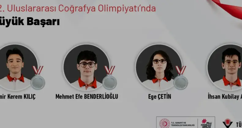 Türk Öğrenciler 22 Uluslararası Coğrafya Olimpiyatı’nda 4 Gümüş Madalya Kazandı