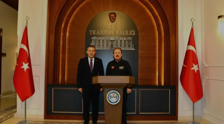 AFAD Başkanı Ali Hamza Pehlivan Trabzon Valiliğini Ziyaret Etti