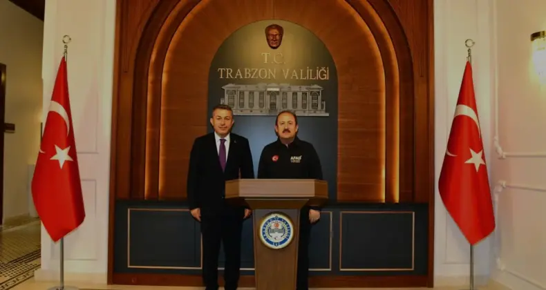 AFAD Başkanı Ali Hamza Pehlivan Trabzon Valiliğini Ziyaret Etti