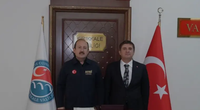 AFAD Başkanı Pehlivan Kırıkkale Valisi Sarıibrahim ile Bir Araya Geldi