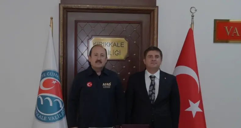 AFAD Başkanı Pehlivan Kırıkkale Valisi Sarıibrahim ile Bir Araya Geldi