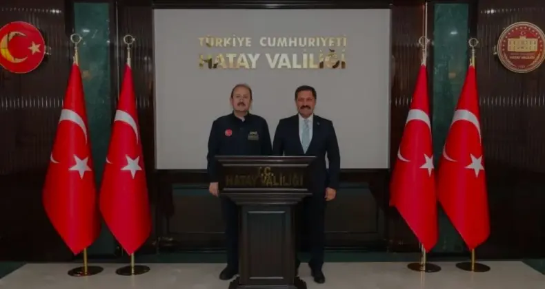 Ali Hamza Pehlivan ve Mehmet Öntürk Hatayda Bir Araya Geldi