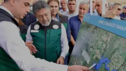Bakan Yumaklı Edirne Çömlekköy Barajı İnşaatında İncelemelerde Bulundu