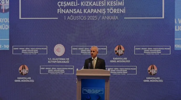 Çeşmeli Kızkalesi Otoyolu ile 2,5 saatlik ulaşım 18 dakikaya inecek