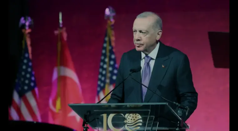 Cumhurbaşkanı Erdoğan ABD’de 100 Milyar Dolarlık Ticaret Hedefini Yineledi