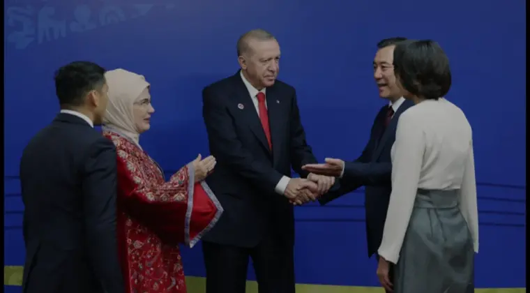 Cumhurbaşkanı Erdoğan Bişkek’te Dünya Göçebe Oyunları’nı İzledi