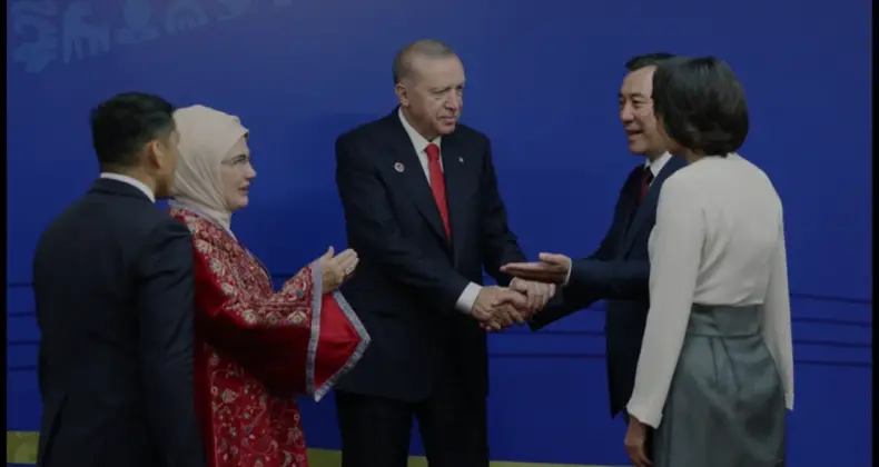 Cumhurbaşkanı Erdoğan Bişkek’te Dünya Göçebe Oyunları’nı İzledi