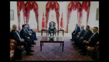 Cumhurbaşkanı Erdoğan Dört Büyük Kulübün Başkanlarını Kabul Etti