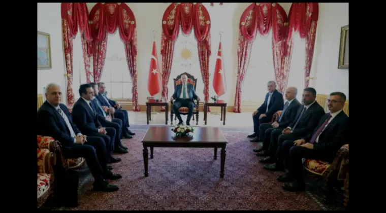 Cumhurbaşkanı Erdoğan Dört Büyük Kulübün Başkanlarını Kabul Etti