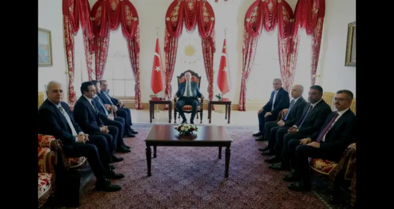 Cumhurbaşkanı Erdoğan Dört Büyük Kulübün Başkanlarını Kabul Etti