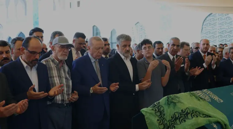 Cumhurbaşkanı Erdoğan Fatma Zehra Önenin Cenaze Törenine Katıldı