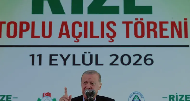 Cumhurbaşkanı Erdoğan Rize’de Toplu Açılış Törenine Katıldı