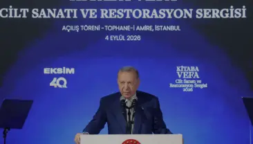 Cumhurbaşkanı Erdoğan Tophane i Amire deki Sergide Konuştu
