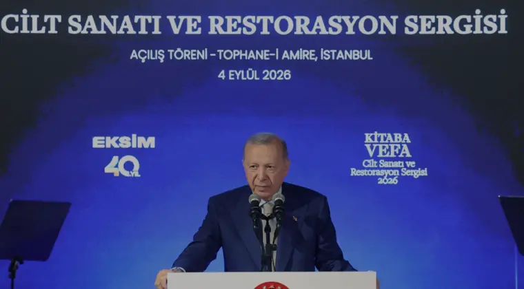 Cumhurbaşkanı Erdoğan Tophane i Amire deki Sergide Konuştu