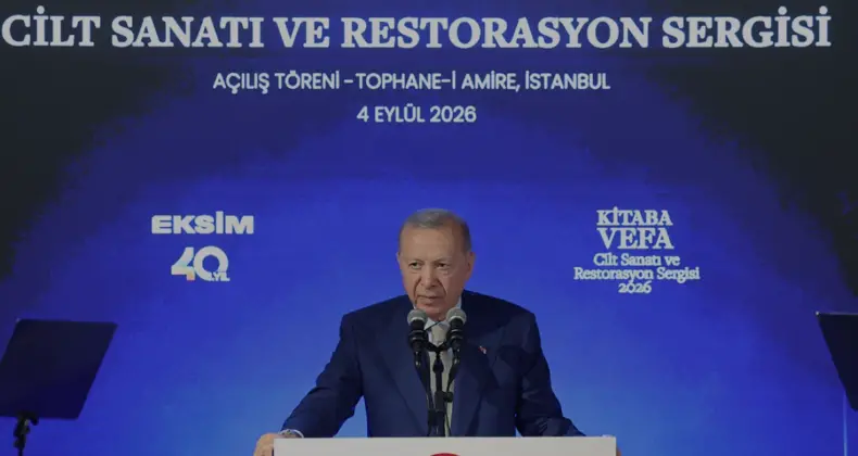 Cumhurbaşkanı Erdoğan Tophane i Amire deki Sergide Konuştu