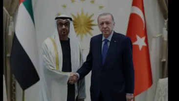 Cumhurbaşkanı Erdoğan ve Al Nahyan Bölgesel Konuları Görüştü