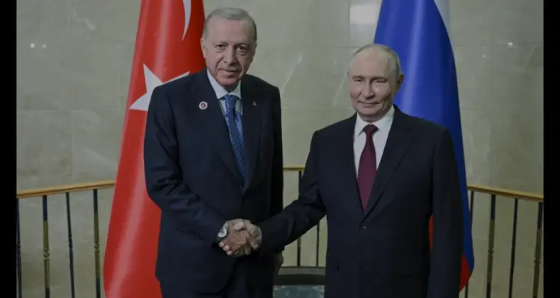 Cumhurbaşkanı Erdoğan ve Vladimir Putin Bişkek’te Görüştü