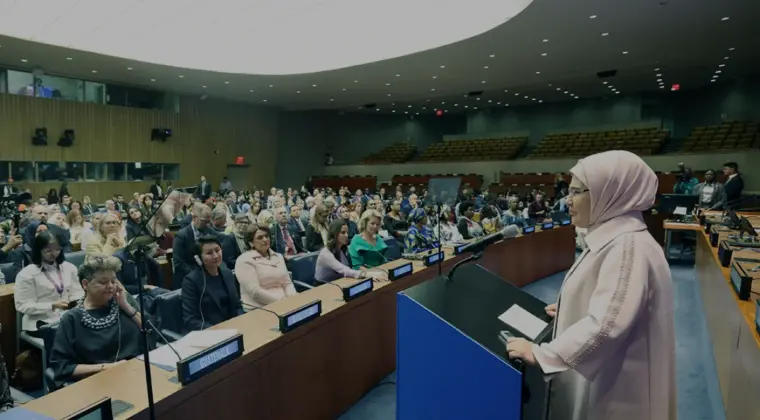 Emine Erdoğan BM Genel Kurulunda Çocuklar İçin Güvenli Dijital Sistem Çağrısı Yaptı