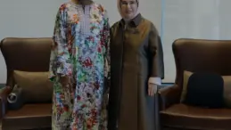 Emine Erdoğan New York Türkevi’nde Fatima Maada Bio ile Görüştü
