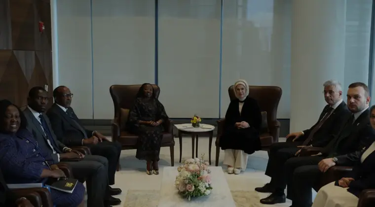 Emine Erdoğan Türkevi’nde Rachel Ruto ile bir araya geldi