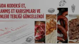 Et Ürünleri Tebliğinde Yeni Dönem Başladı