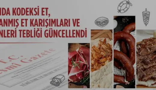 Et Ürünleri Tebliğinde Yeni Dönem Başladı