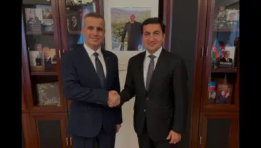 Hikmet Hacıyev ve Ferhat Pirinççi Stratejik İletişim İçin Bir Araya Geldi