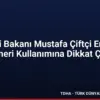 İçişleri Bakanı Mustafa Çiftçi Emniyet Kemeri Kullanımına Dikkat Çekti