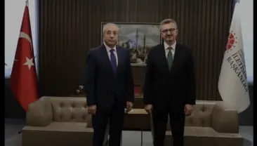 İletişim Başkanı Duran FAO Genel Direktör Adayı Eker ile Görüştü