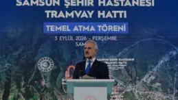 Samsun Şehir Hastanesi Tramvay Hattı Temeli Atıldı