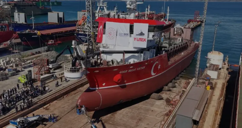 Türkiye İlk Yerli ve Millî Tarama Gemisi UAB Mavi Vatanı Suya İndirdi