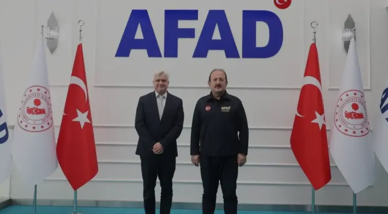 AFAD Başkanı Pehlivan ve UNICEF Direktörü Beigbeder Bir Araya Geldi