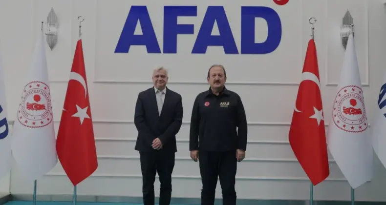 AFAD Başkanı Pehlivan ve UNICEF Direktörü Beigbeder Bir Araya Geldi