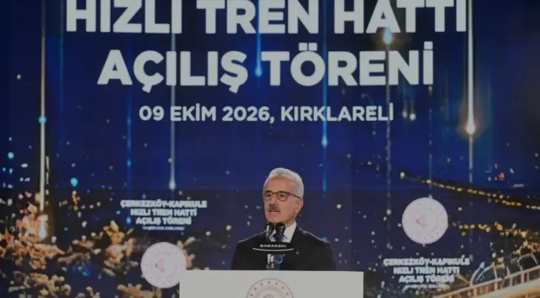Çerkezköy Kapıkule Hızlı Demiryolu Hattında İlk Seferler Başladı